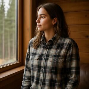 Pendleton Expedition Shirt Mens Medium Plaid Button Down Long Sleeve Cotton